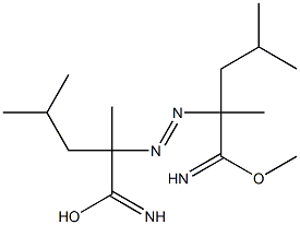 2,2'-Azobis(2,4-dimethylpentanimidic acid methyl) ester 结构式