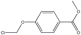 4-(Methoxycarbonyl)-1-(chloromethoxy)benzene 结构式