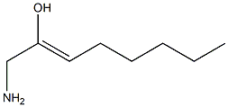 1-Amino-2-octen-2-ol 结构式