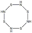 1,3,5,7-Tetraaza-2,4,6,8-tetrathiacyclooctane 结构式