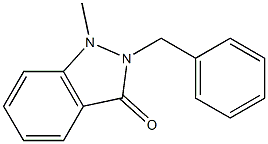 2-Benzyl-1-methyl-1H-indazol-3(2H)-one 结构式