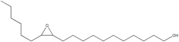 12,13-Epoxynonadecan-1-ol 结构式