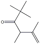 2,2,4,5-Tetramethyl-5-hexen-3-one 结构式
