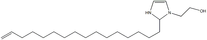 2-(15-Hexadecenyl)-4-imidazoline-1-ethanol 结构式