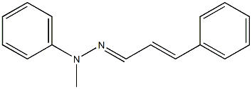 Cinnamaldehyde methyl(phenyl)hydrazone 结构式