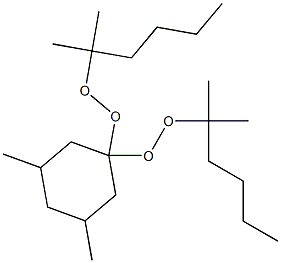 3,5-Dimethyl-1,1-bis(1,1-dimethylpentylperoxy)cyclohexane 结构式