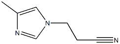 1-(2-Cyanoethyl)-4-methyl-1H-imidazole 结构式