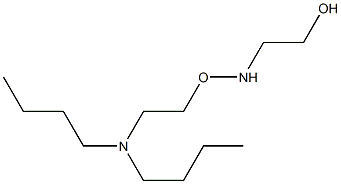 2-[[2-(Dibutylamino)ethoxy]amino]ethanol 结构式