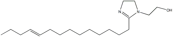 2-(10-Tetradecenyl)-2-imidazoline-1-ethanol 结构式