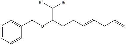 2-Benzyloxy-1,1-dibromo-5,8-nonadiene 结构式