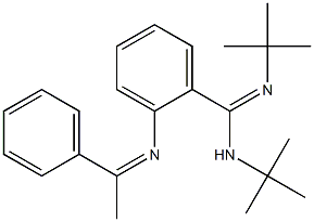 2-(1-Phenylethylideneamino)-N1,N2-ditert-butylbenzamidine 结构式