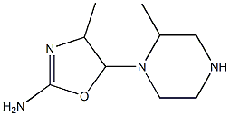 5-(2-Methylpiperazin-1-yl)methyl-2-amino-2-oxazoline 结构式