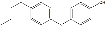 4-(4-Butylanilino)-3-methylphenol 结构式