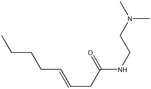 N-[2-(Dimethylamino)ethyl]-3-octenamide 结构式