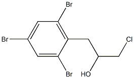 1-Chloro-3-(2,4,6-tribromophenyl)-2-propanol 结构式