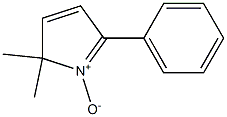 2,2-Dimethyl-5-phenyl-2H-pyrrole 1-oxide 结构式