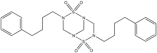 3,7-Di(4-phenylbutyl)-2,6-dithia-1,3,5,7-tetraazabicyclo[3.3.1]nonane2,2,6,6-tetraoxide 结构式