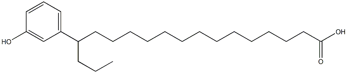 15-(3-Hydroxyphenyl)stearic acid 结构式