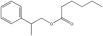 Hexanoic acid 2-phenylpropyl ester 结构式