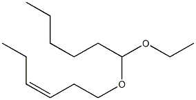 Hexanal ethyl[(Z)-3-hexenyl]acetal 结构式