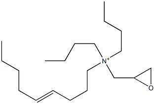 N,N-Dibutyl-N-(4-nonenyl)-2-oxiranemethanaminium 结构式