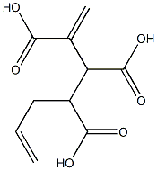 3-Butene-1,2,3-tricarboxylic acid 1-(2-propenyl) ester 结构式