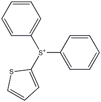 Diphenyl(2-thienyl)sulfonium 结构式
