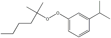 3-Isopropylphenyl 1,1-dimethylpentyl peroxide 结构式