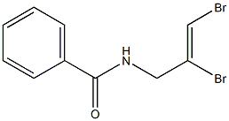 N-[(Z)-2,3-Dibromoallyl]benzamide 结构式