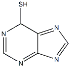6H-Purine-6-thiol 结构式