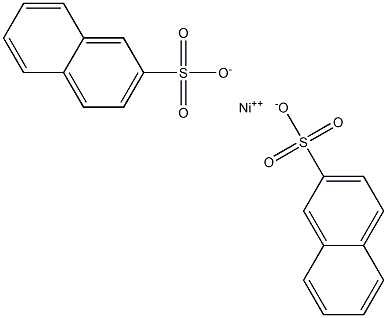 Bis(naphthalene-2-sulfonic acid) nickel(II) salt 结构式