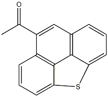 1-Acetylphenanthro[4,5-bcd]thiophene 结构式