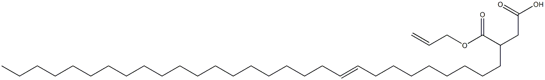 3-(9-Nonacosenyl)succinic acid 1-hydrogen 4-allyl ester 结构式