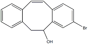 3-Bromo-5,6-dihydrodibenzo[a,e]cycloocten-5-ol 结构式