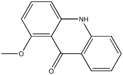 1-Methoxyacridin-9(10H)-one 结构式