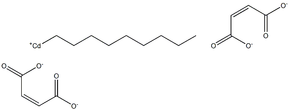 Bis(maleic acid 1-nonyl)cadmium salt 结构式