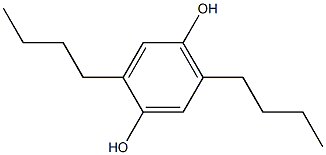 2,5-Dibutylhydroquinone 结构式