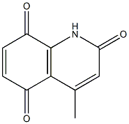4-Methyl-1,2,5,8-tetrahydroquinoline-2,5,8-trione 结构式