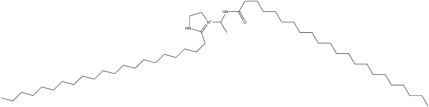 1-[1-(Docosanoylamino)ethyl]-2-henicosyl-1-imidazoline-1-ium 结构式