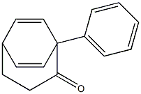 1-Phenylbicyclo[3.2.2]nona-6,8-dien-2-one 结构式