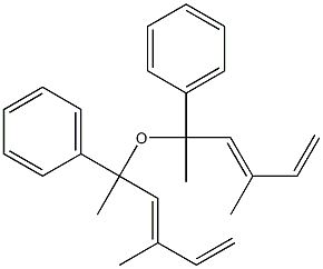 [(1E)-2-Methyl-1,3-butadienyl](1-phenylethyl) ether 结构式