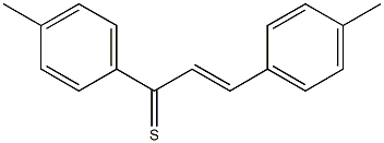 (E)-4'-Methyl-4-methylthiochalcone 结构式