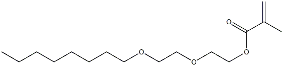 Methacrylic acid (3,6-dioxatetradecan-1-yl) ester 结构式