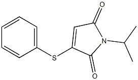 2-Phenylthio-N-isopropylmaleimide 结构式