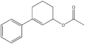 Acetic acid 3-phenyl-2-cyclohexenyl ester 结构式