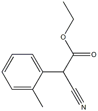 (2-Methylphenyl)cyanoacetic acid ethyl ester 结构式