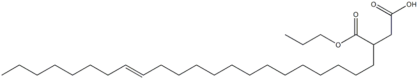 3-(14-Docosenyl)succinic acid 1-hydrogen 4-propyl ester 结构式