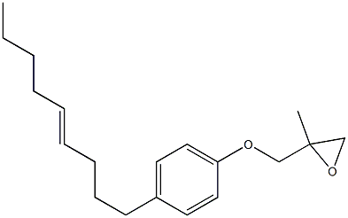 4-(4-Nonenyl)phenyl 2-methylglycidyl ether 结构式