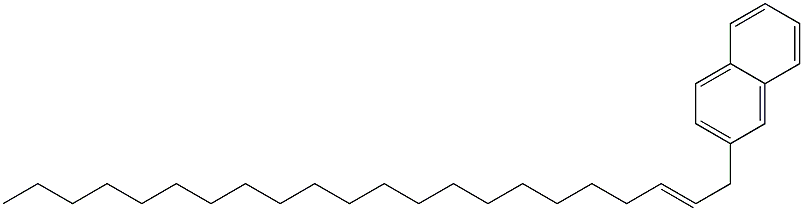 2-(2-Docosenyl)naphthalene 结构式