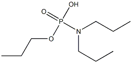 N,N-Dipropylamidophosphoric acid hydrogen propyl ester 结构式